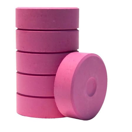 Jack Richeson Jack Richeson 1591285 Large Tempera Cakes; 2.25 x 0.68 in. - Cerise; Pack of 6 1591285